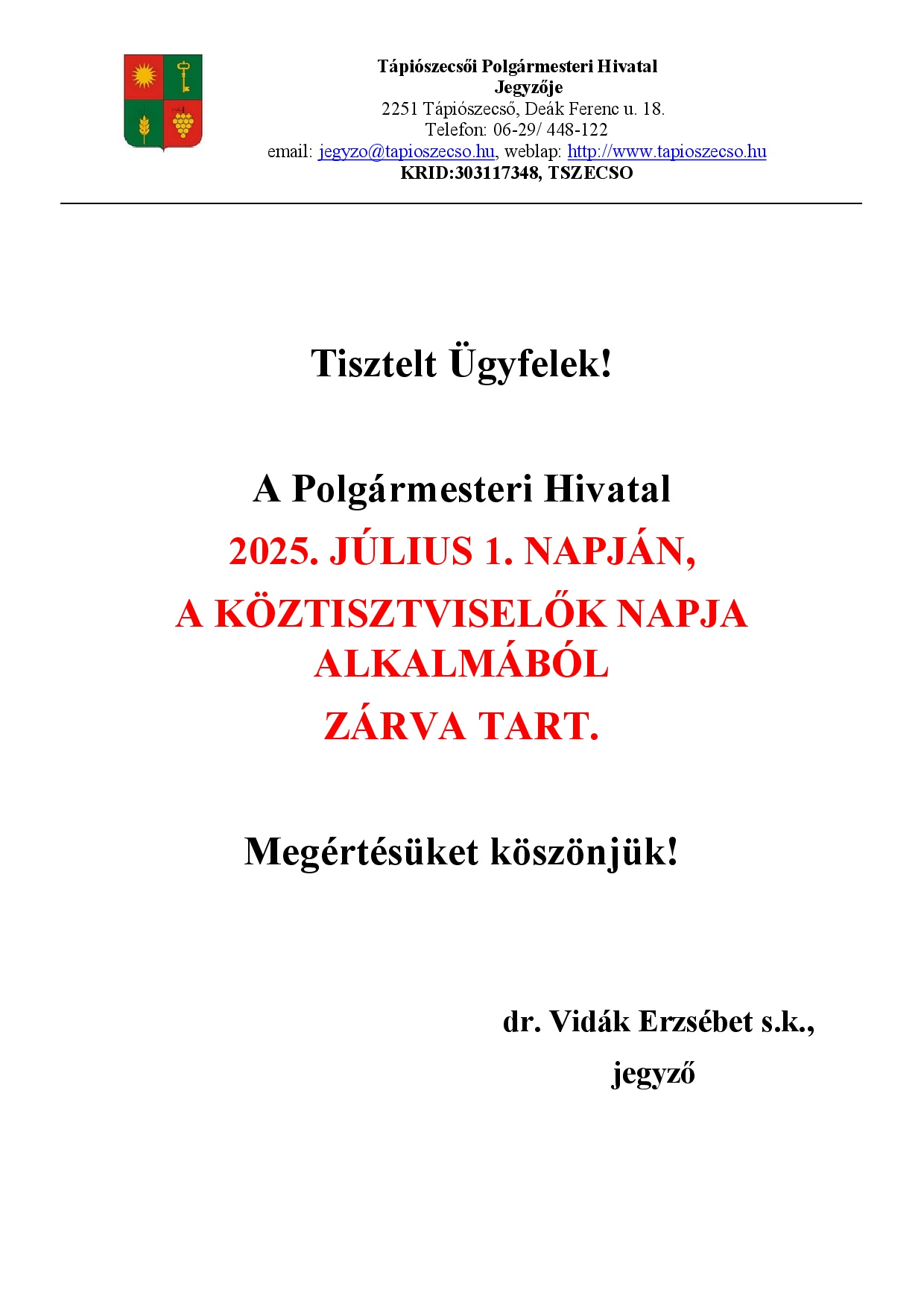 köztisztviselők napja_hivatal zárva 2025.jpg